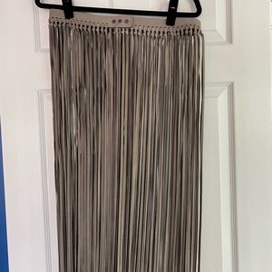 Suede fringe belt/skirt